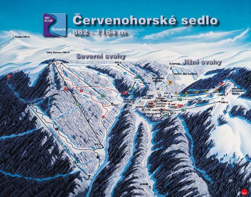 Chata Koutik Loučná nad Desnou Eksteriør billede